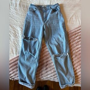 Abercrombie & Fitch the 90’s straight Ultra high rise Curve love jeans